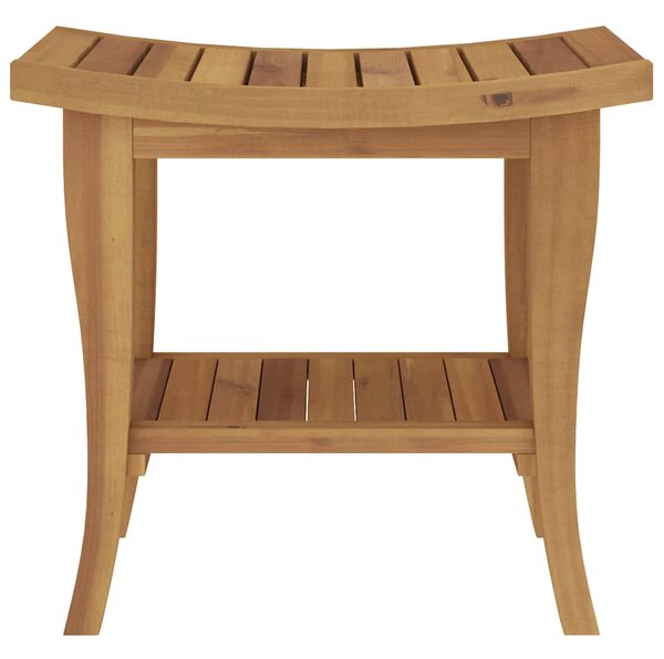 Odkládací stolek do koupelny 50x35x45 cm masivní teakové dřevo 340748