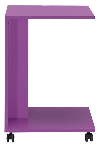 Příruční stolek Losuku 1 (fialová). Akce -24%