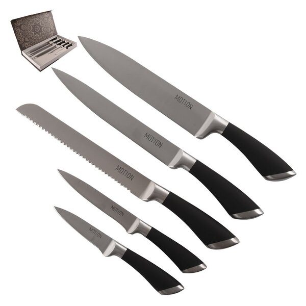 Sada 5 nerezových kuchyňských nožů Orion Motion