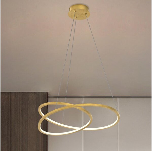 ONLI - LED Lustr na lanku LIBERTY LED/30W/230V 4000K zlatá
