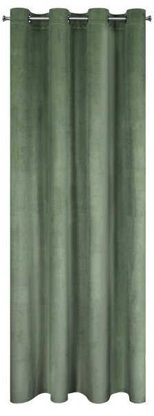 ZATEMŇOVACÍ ZÁVĚS NA KROUŽCÍCH ROSA 140X250 CM TMAVĚMĚTOVÁ