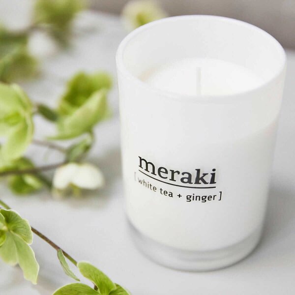 Meraki Vonná svíčka bílý čaj a zázvor 370 g