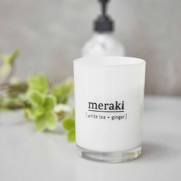 Meraki Vonná svíčka bílý čaj a zázvor 370 g