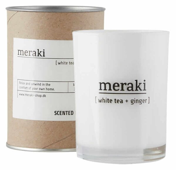 Meraki Vonná svíčka bílý čaj a zázvor 370 g
