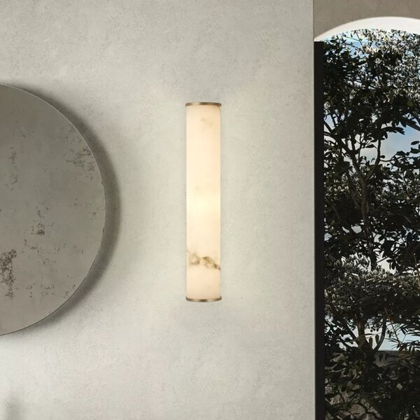 Searchlight 61185-1GO Stmívatelné nástěnné LED svítidlo MARBLE IP44, ZLATÉ