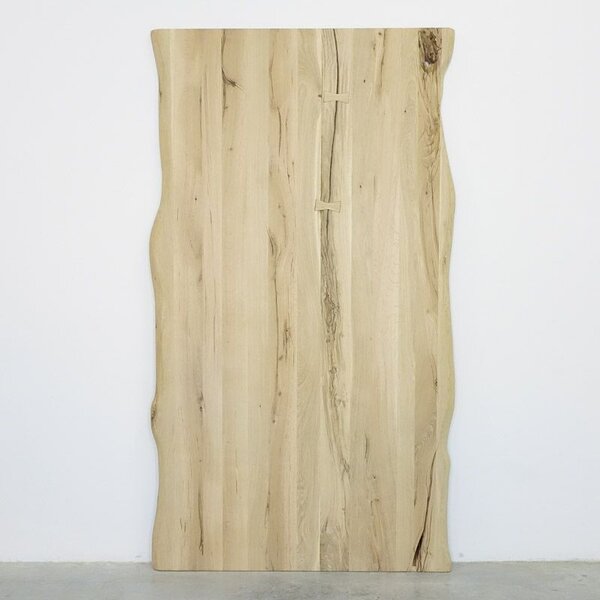 Posuvné dubové dřevěné dveře jednokřídlé ONE BOARD RUSTIC surové