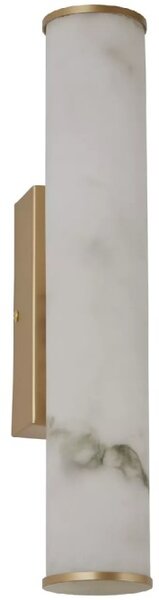 Searchlight 61185-1GO Stmívatelné nástěnné LED svítidlo MARBLE IP44, ZLATÉ
