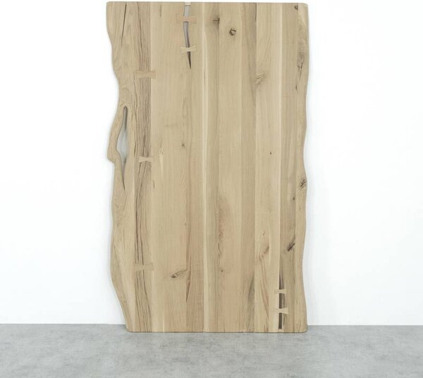 Posuvné dubové dřevěné dveře jednokřídlé ONE BOARD RUSTIC surové