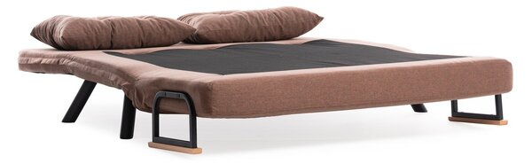 Pohovka futon Sandy (Světlá hnědá)