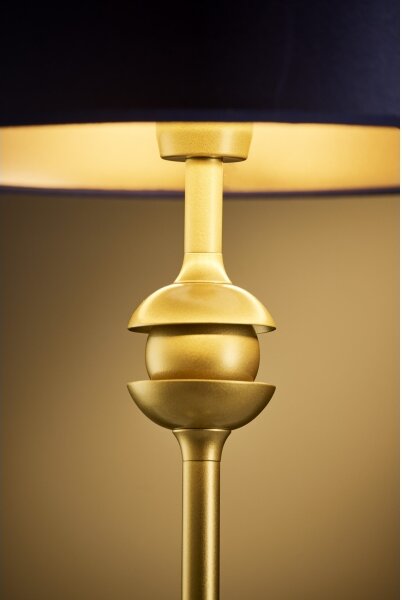 Jupiter 2116 - Stolní lampa KASZMIR 1xE27/15W/230V modrá/zlatá