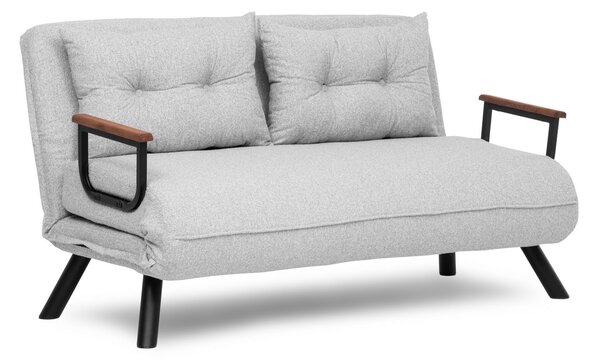 Pohovka futon Sandy (Šedá). Akce -25%