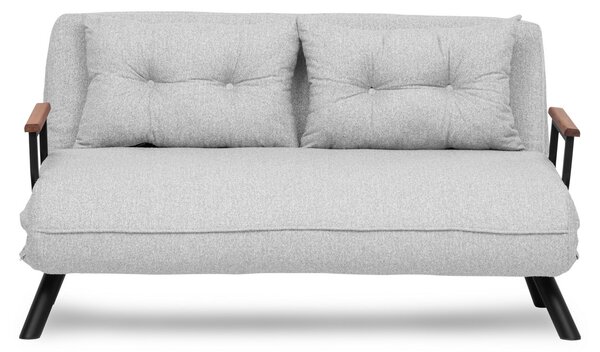 Pohovka futon Sandy (Šedá). Akce -25%
