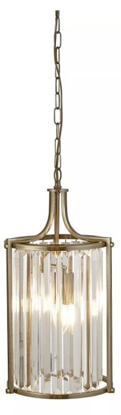 Searchlight 8092-2AB Závěsné glamour svítidlo VICTORIA patina, průměr 26cm