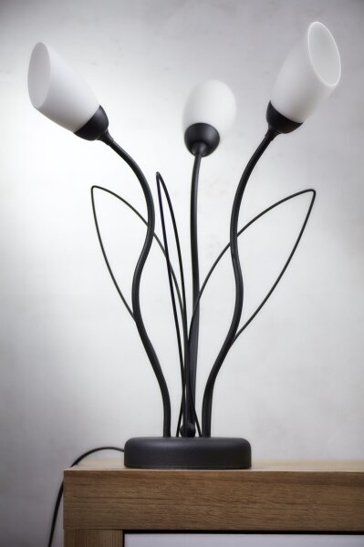 Jupiter 2065 - Stolní lampa GLORIOSA 3xG9/14W/230V černá