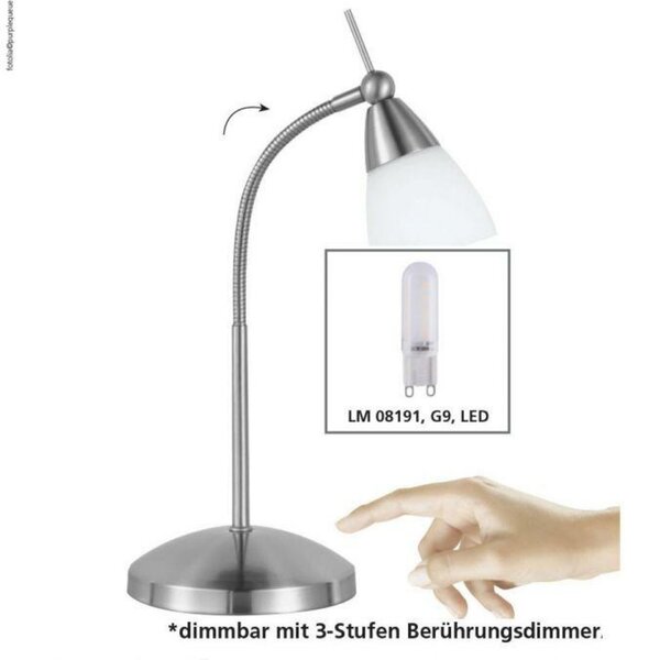 PAUL NEUHAUS LED stolní noční lampička, svítidlo na čtení 3000K PN 4001-55