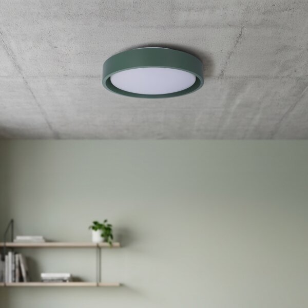 Brilagi - LED Stropní svítidlo MATTEO LED/24W/230V pr. 31 cm zelená