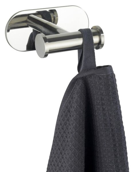 Dvojitý nástěnný háček z nerezové oceli Wenko Turbo-Loc® Orea