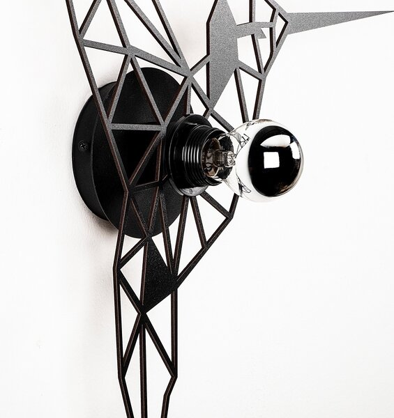 Opviq Nástěnná lampa Birgo černá
