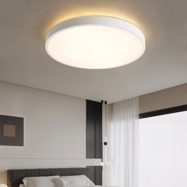 Brilagi - LED Stmívat. svítidlo GLASS POOL DOUBLE LED/80W/230V 60 cm bílá + DO
