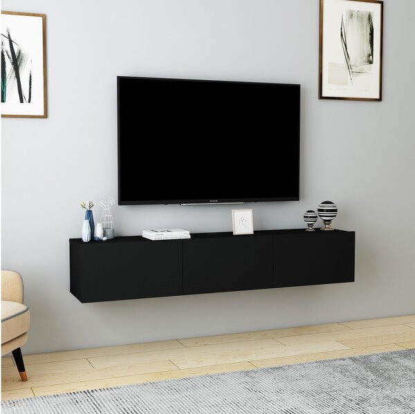 TV stolek/skříňka Dereba (černá). Akce -27%