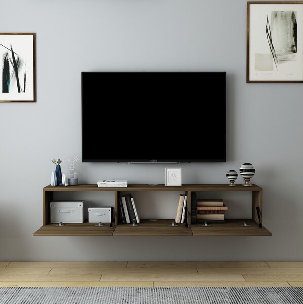 TV stolek/skříňka Dereba (ořech). Akce -27%