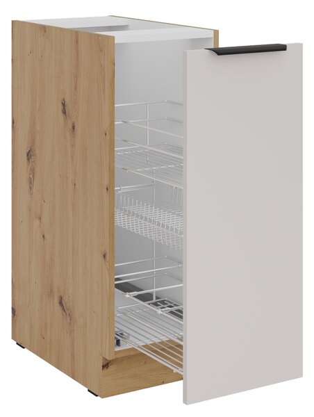 Dolní kuchyňská skříňka Sayla 30 D CARGO BB (kašmír + dub artisan)