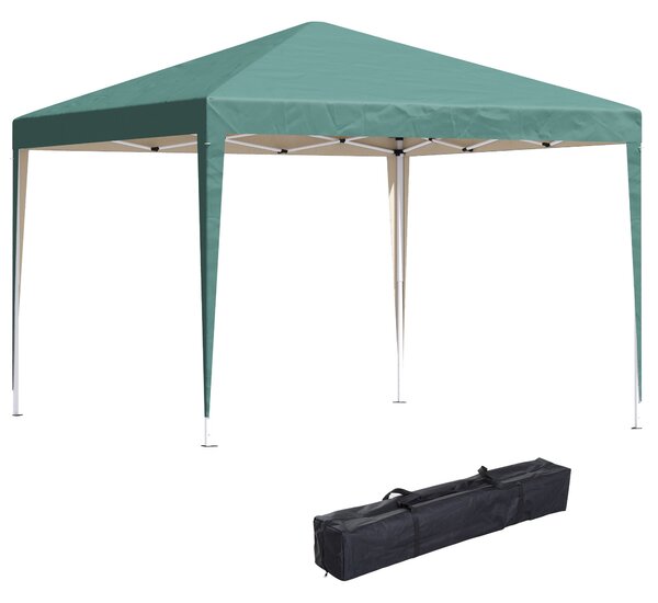 Outsunny Pavilon přibližně 3x3m, voděodolný stabilní zimní skládací pavilon, UV ochrana, skládací párty stan s taškou, zahradní pavilon pro kempování