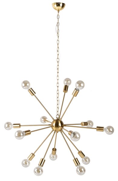 Designové závěsné svítidlo Daube 85 cm zlaté
