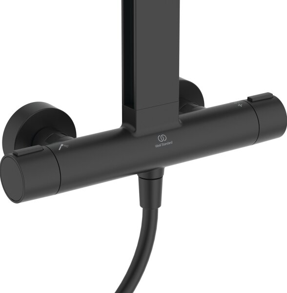 Ideal Standard BD583XG - Sprchová sada s baterií CERATHERM ALU+ matná černá