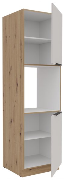Potravinová kuchyňská skříňka Sayla 60 DP-210 2F (kašmír + dub artisan)