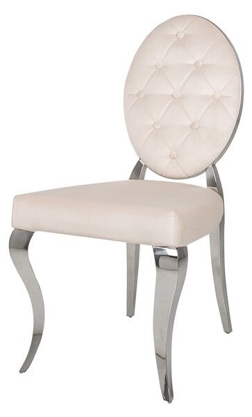 Designová židle Rococo II béžová