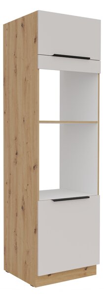 Potravinová kuchyňská skříňka Sayla 60 DPM-210 2F (kašmír + dub artisan)