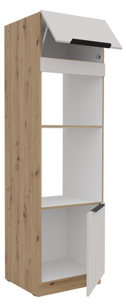 Potravinová kuchyňská skříňka Sayla 60 DPM-210 2F (kašmír + dub artisan)