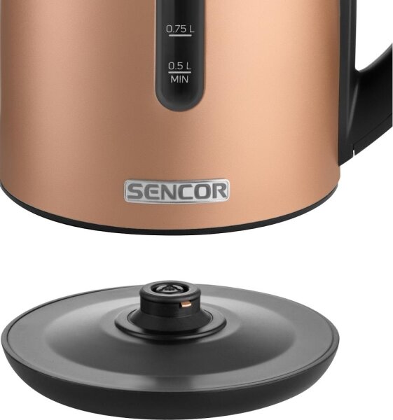 Sencor - Rychlovarná konvice s termoregulací 1,7 l 2150W/230V měděná