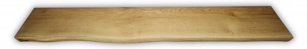 Melzevo Dřevěná police klasik, přírodní dub Velikost: 110x22x4 cm