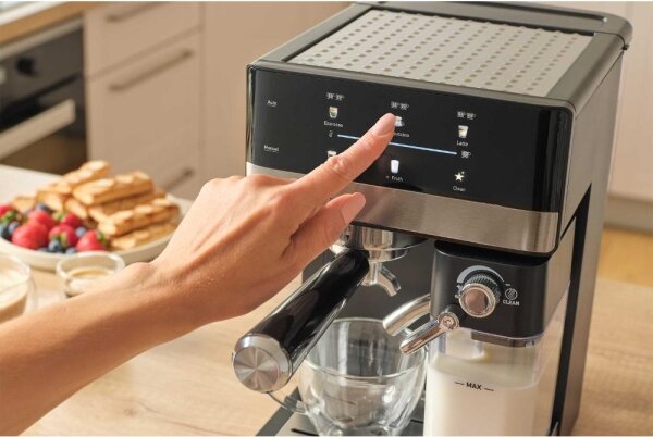 Sencor - Pákový kávovar espresso 1350W/230V černá/matný chrom
