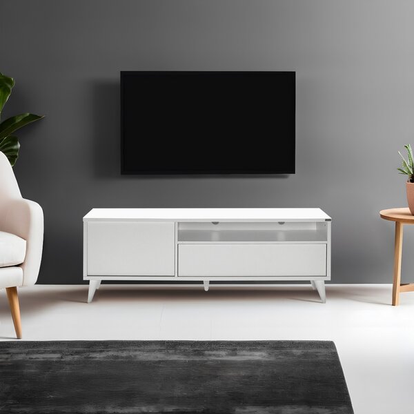 TV stolek/skříňka Thea (bílá). Akce -25%