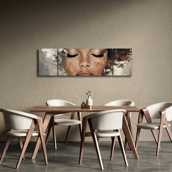 Obraz - Portrét ženy (170x50 cm)