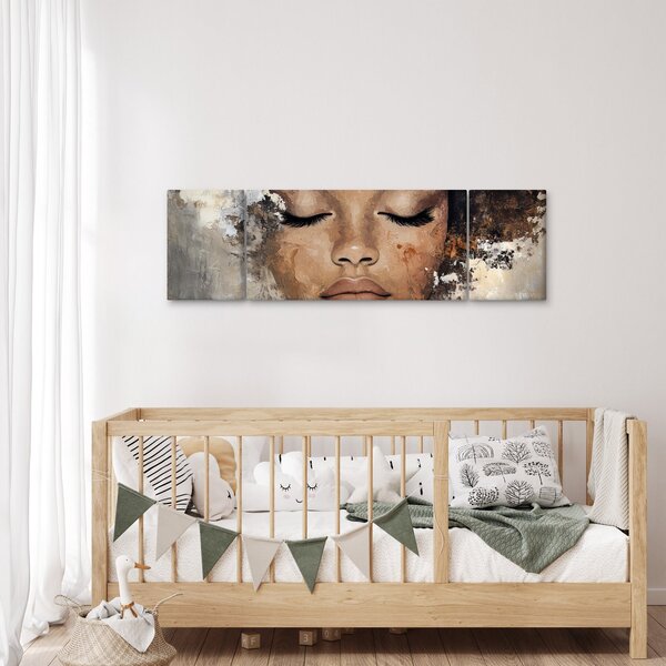Obraz - Portrét ženy (170x50 cm)