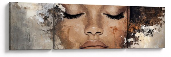 Obraz - Portrét ženy (170x50 cm)