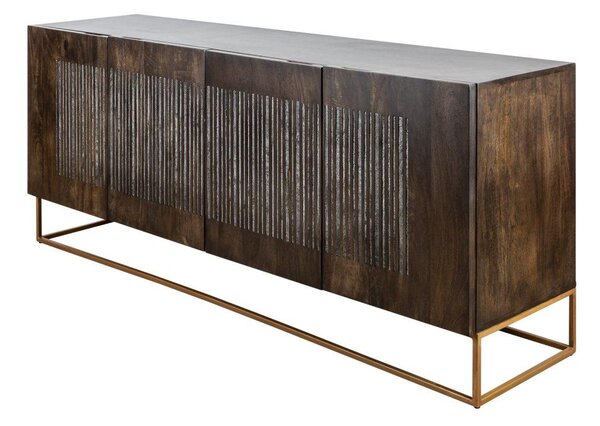 Designová komoda Armani, 177 cm, mango / achát