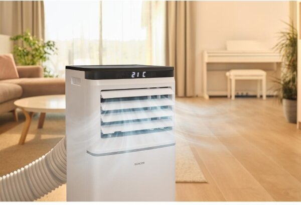 Sencor - Chytrá mobilní klimatizace 3v1 1020W/230V 10000 BTU Wi-Fi bílá + DO