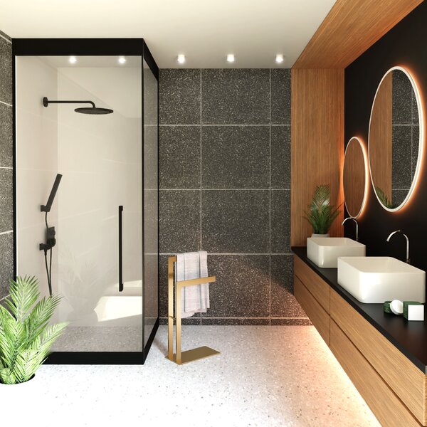 Baltica Design Ove věšák na ručník zlatá 5904107905877