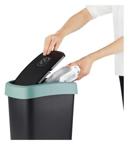 Odpadkový koš z recyklovaného plastu 50 l Twist - Rotho