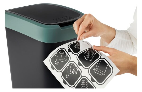 Odpadkový koš z recyklovaného plastu 50 l Twist - Rotho