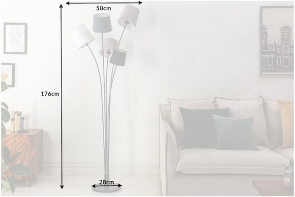 Designová stojanová lampa Shadow 176 cm
