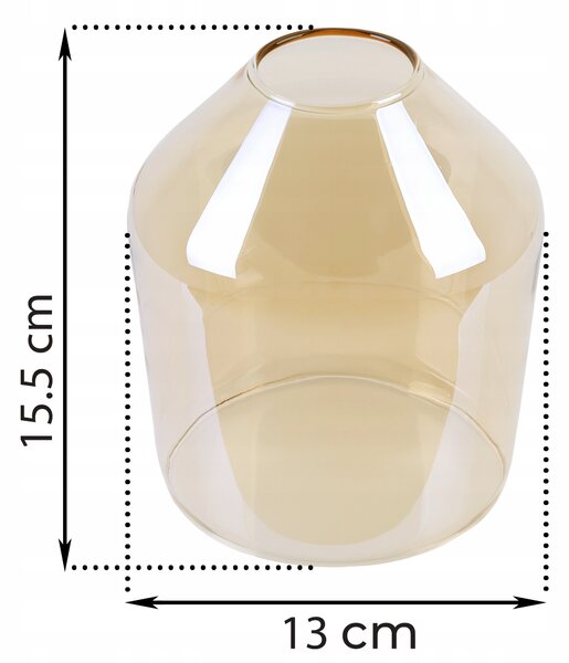 Stínidlo Light Home 13 cm E27 oranžové, zlaté, žluté