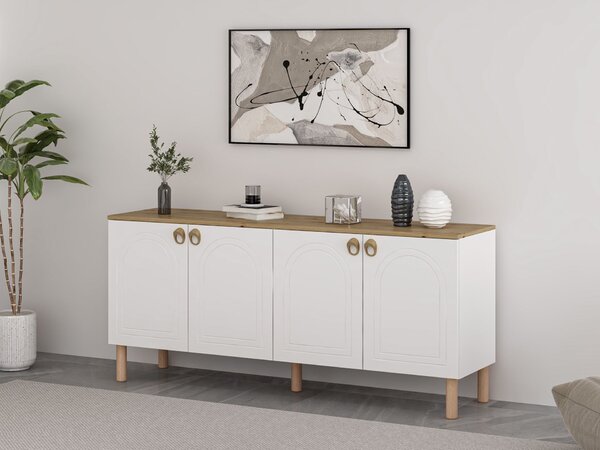 Komoda Lotusiak (bílá). Akce -24%