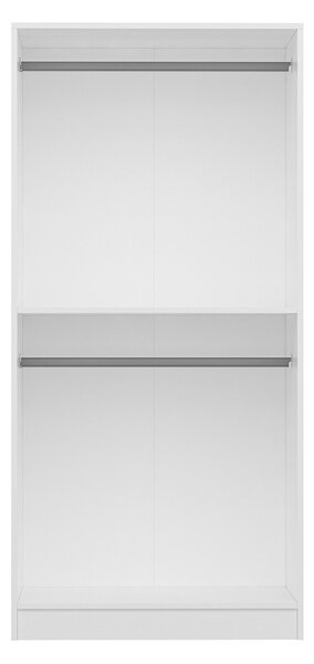 Šatní skříň Kalia Plus (bílá). Akce -24%