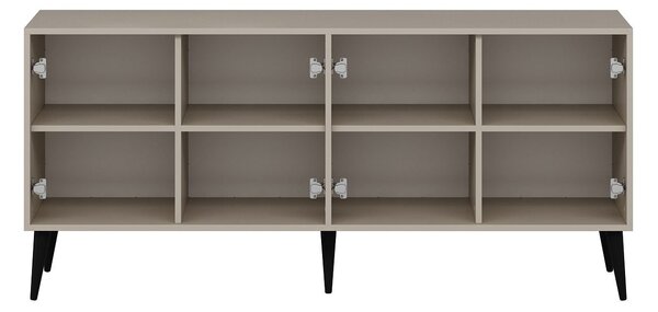 Komoda Primisioso (písková + černá). Akce -25%